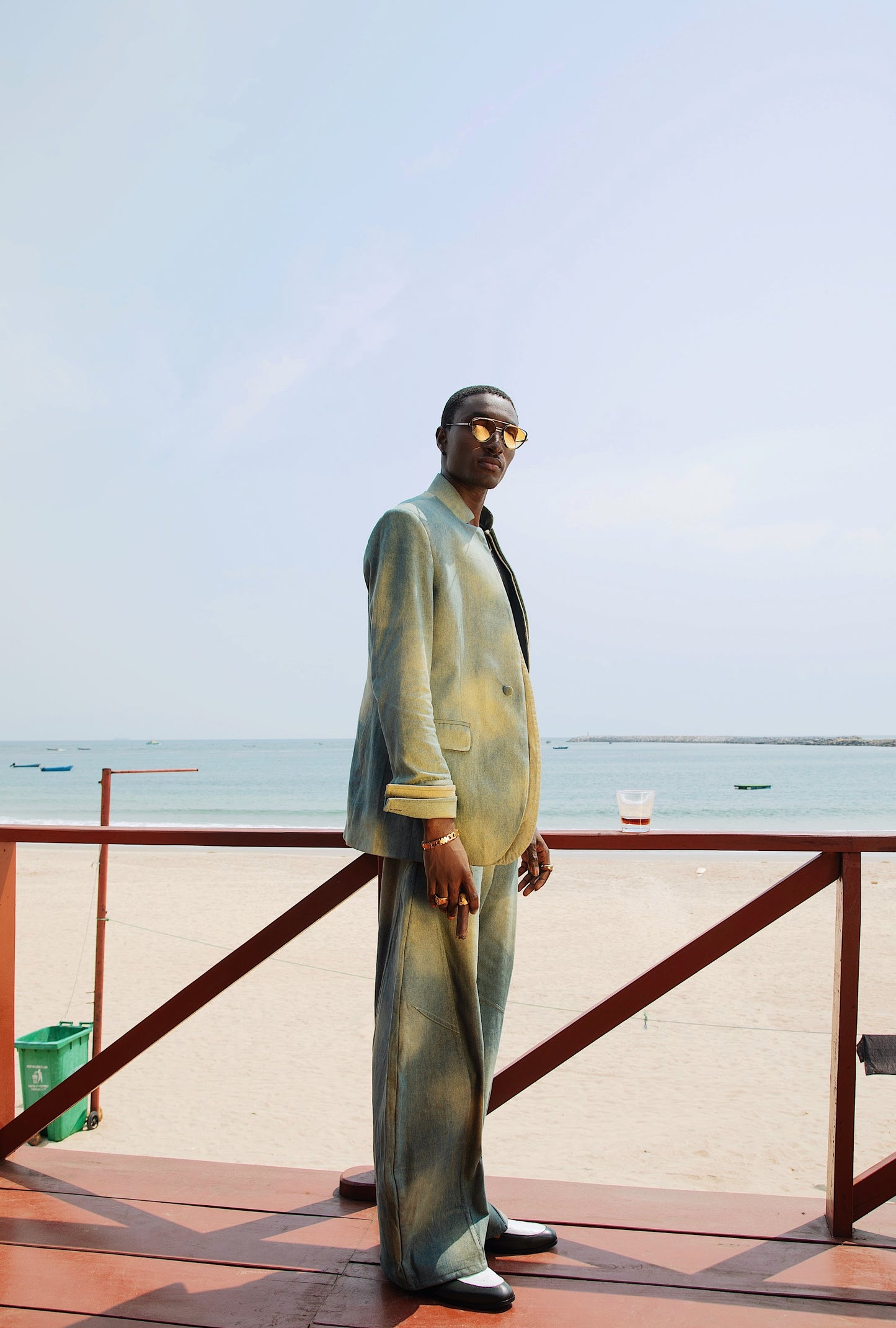 JOJO Acid-Wash Denim Jacket