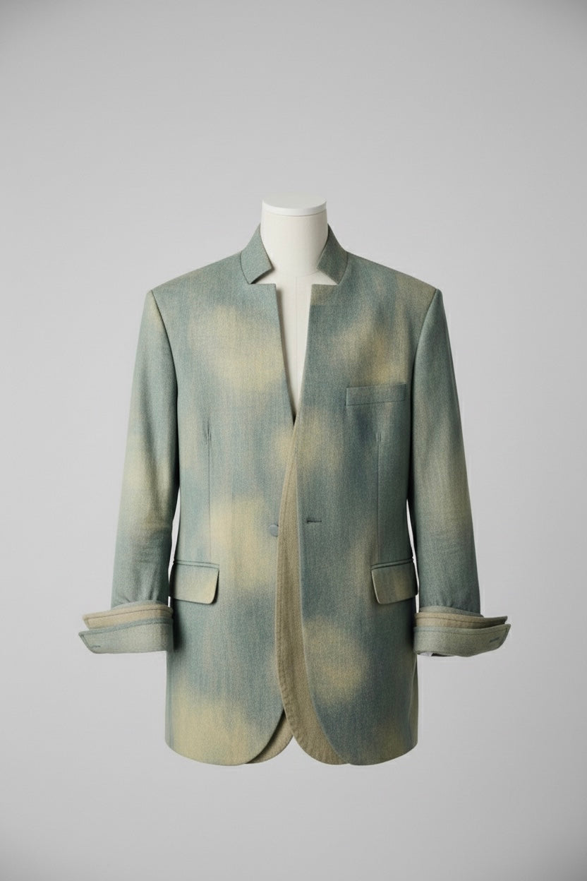 JOJO Acid-Wash Denim Jacket