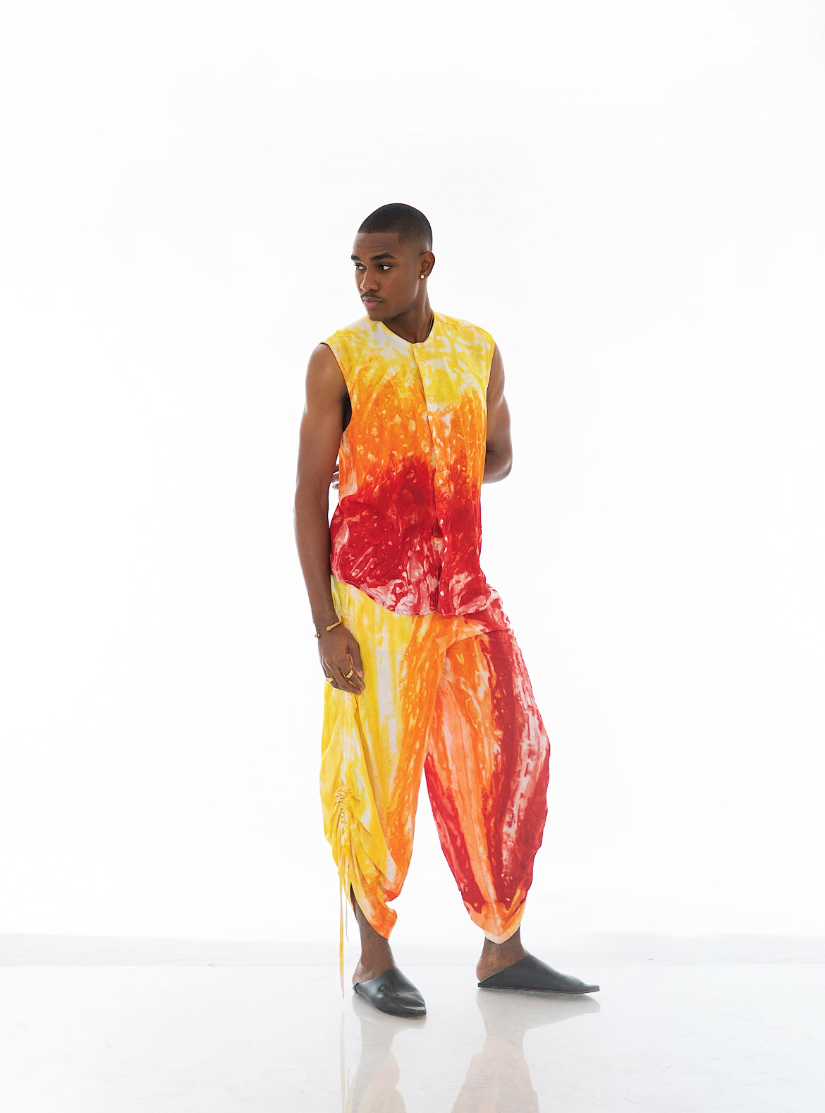 NEME Shirt & Pants Set - Sunset Print