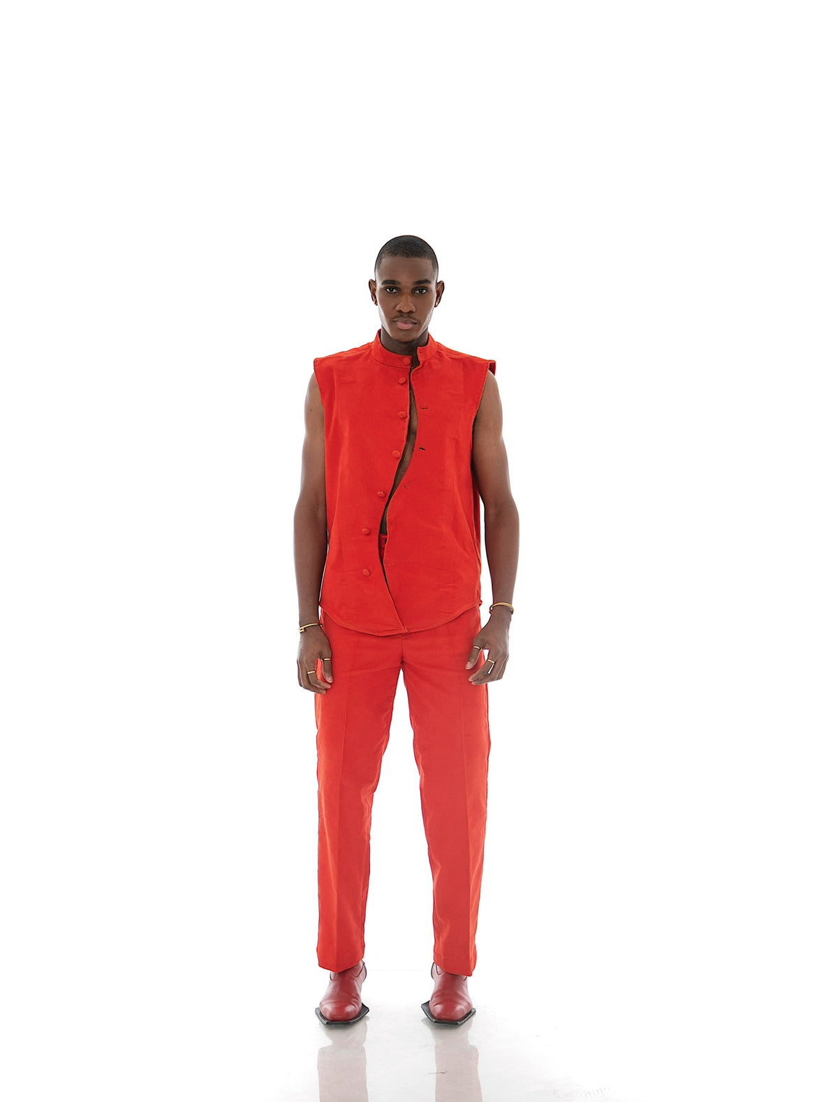 OVIE Shacket & Pants (set) - Orange