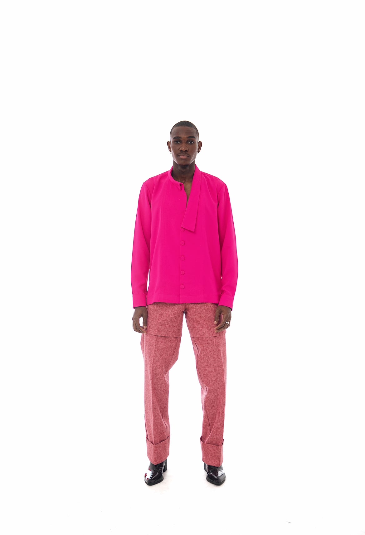 COLTEN Shacket - Hot Pink