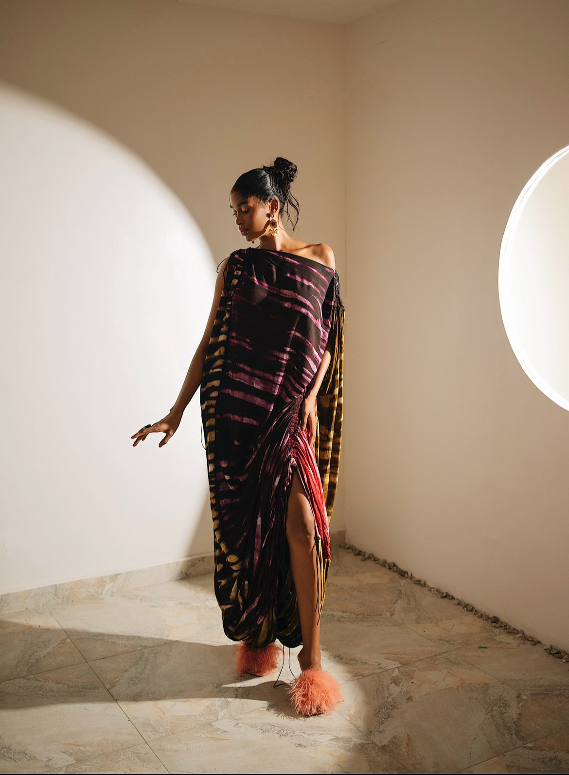 MINA BouBou Dress - Hand-Dyed Print