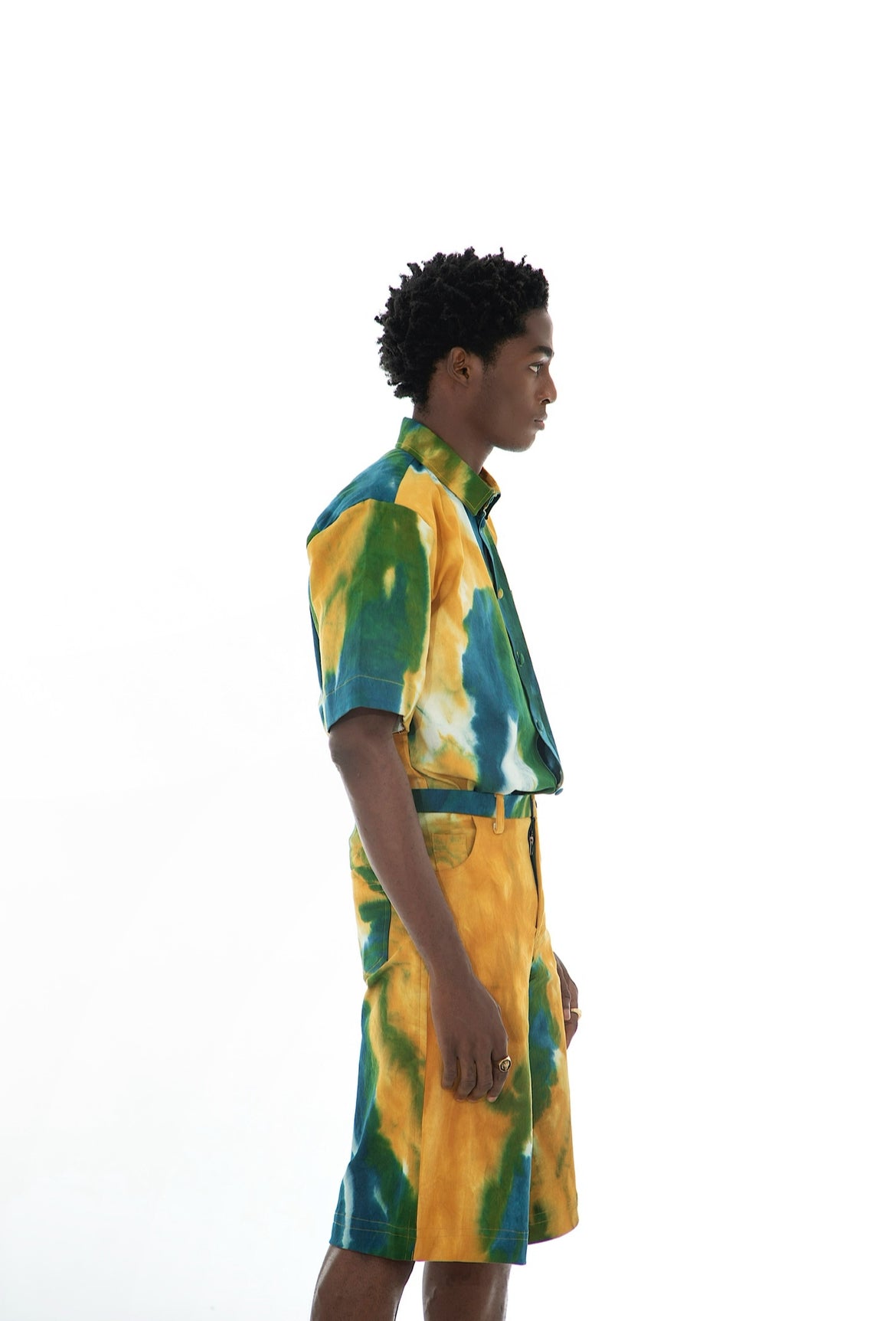 EMY Hand-Dyed Shirt + Jorts Set