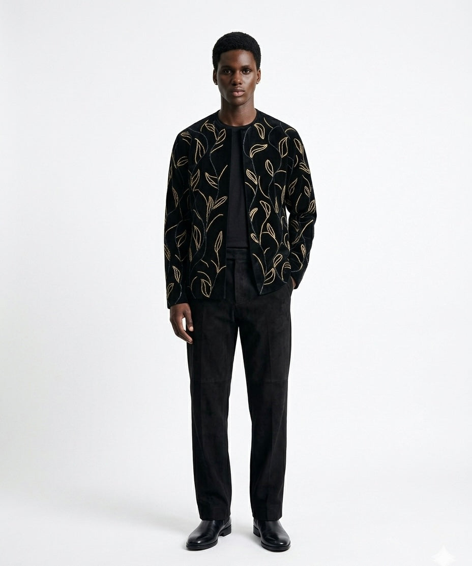 VINEYL Hand – Beaded Shacket & Pants - Set