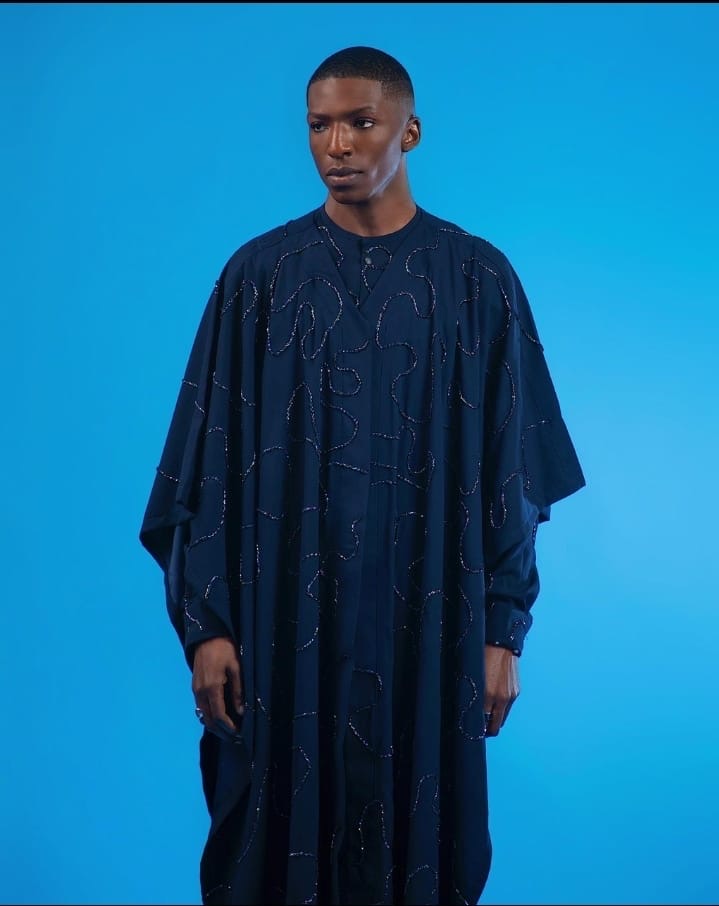 VINE Hand Beaded Convertible Poncho