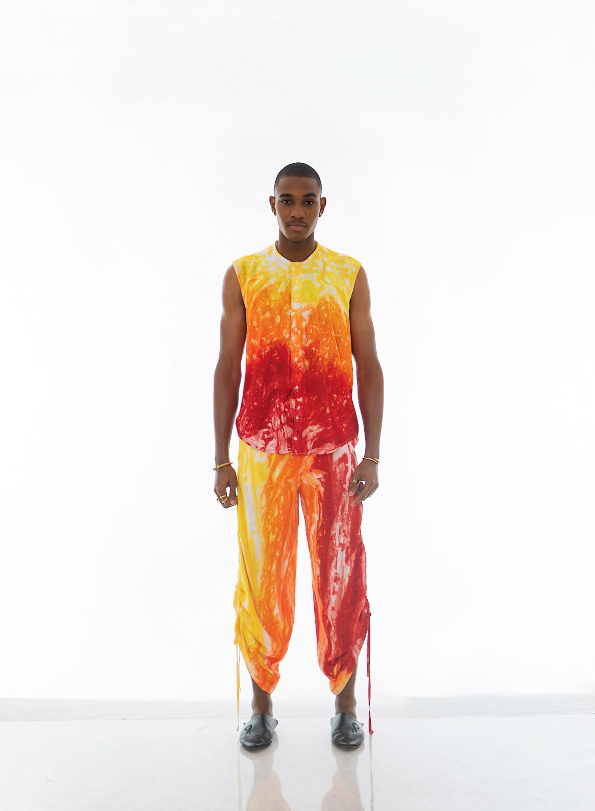 NEME Shirt & Pants Set - Sunset Print