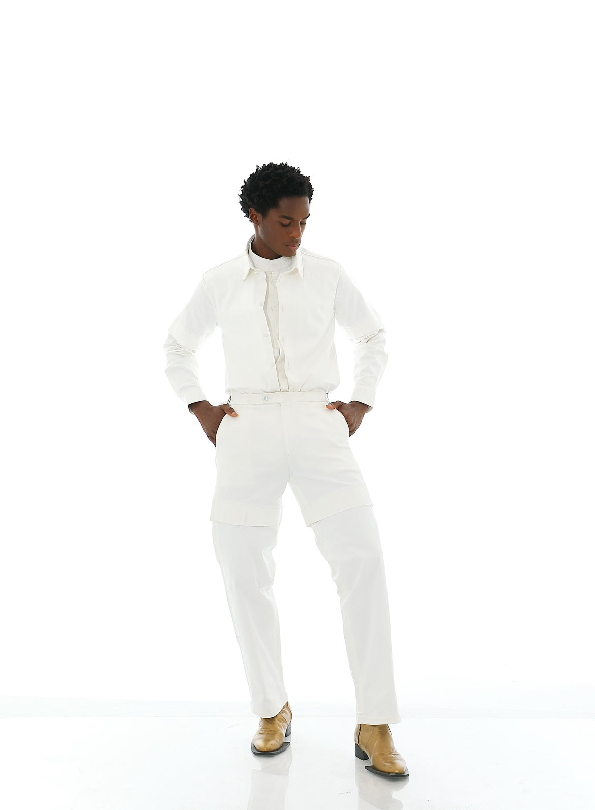 FOSA Reconstructed 2-in-1 Shirt & Pants - Set