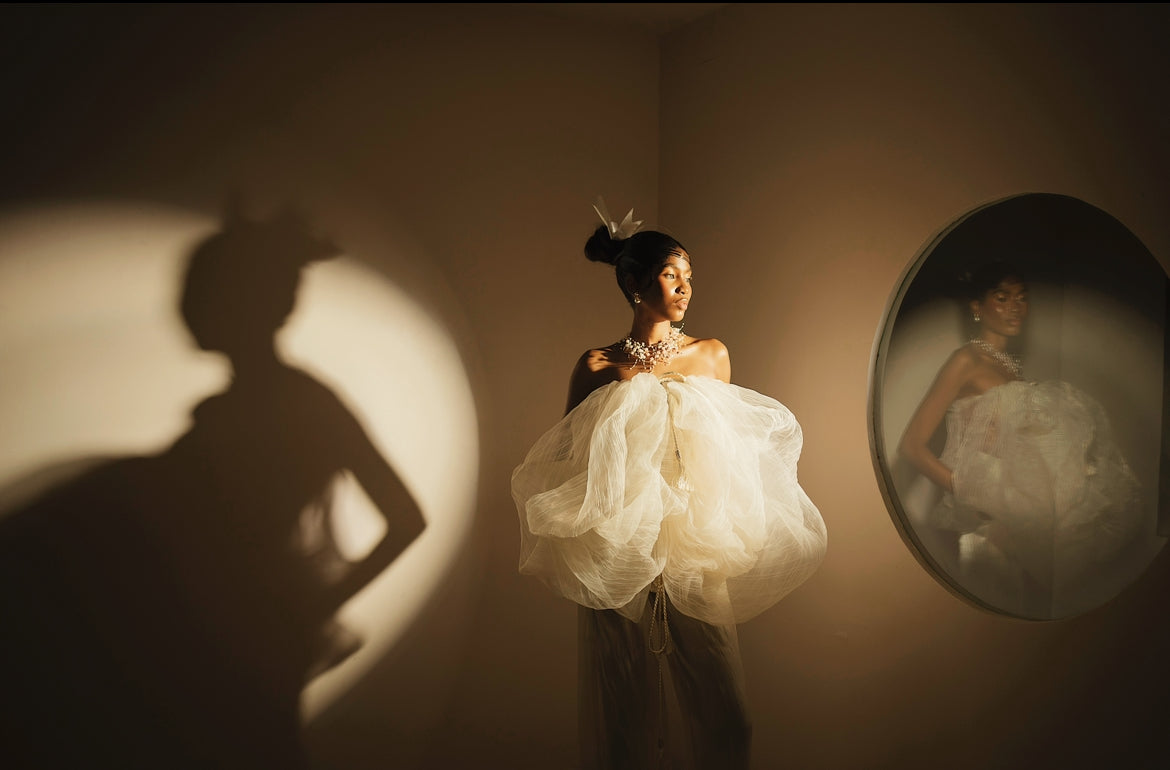 BALU Multi Top/Dress/Skirt + BEY Pants Set - Ivory