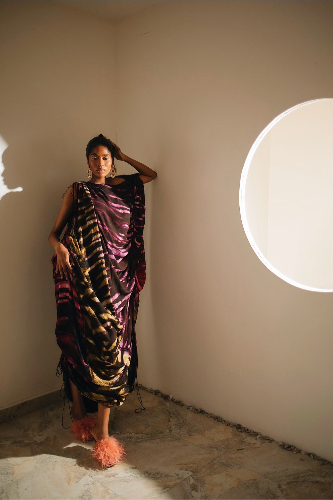 MINA BouBou Dress - Hand-Dyed Print