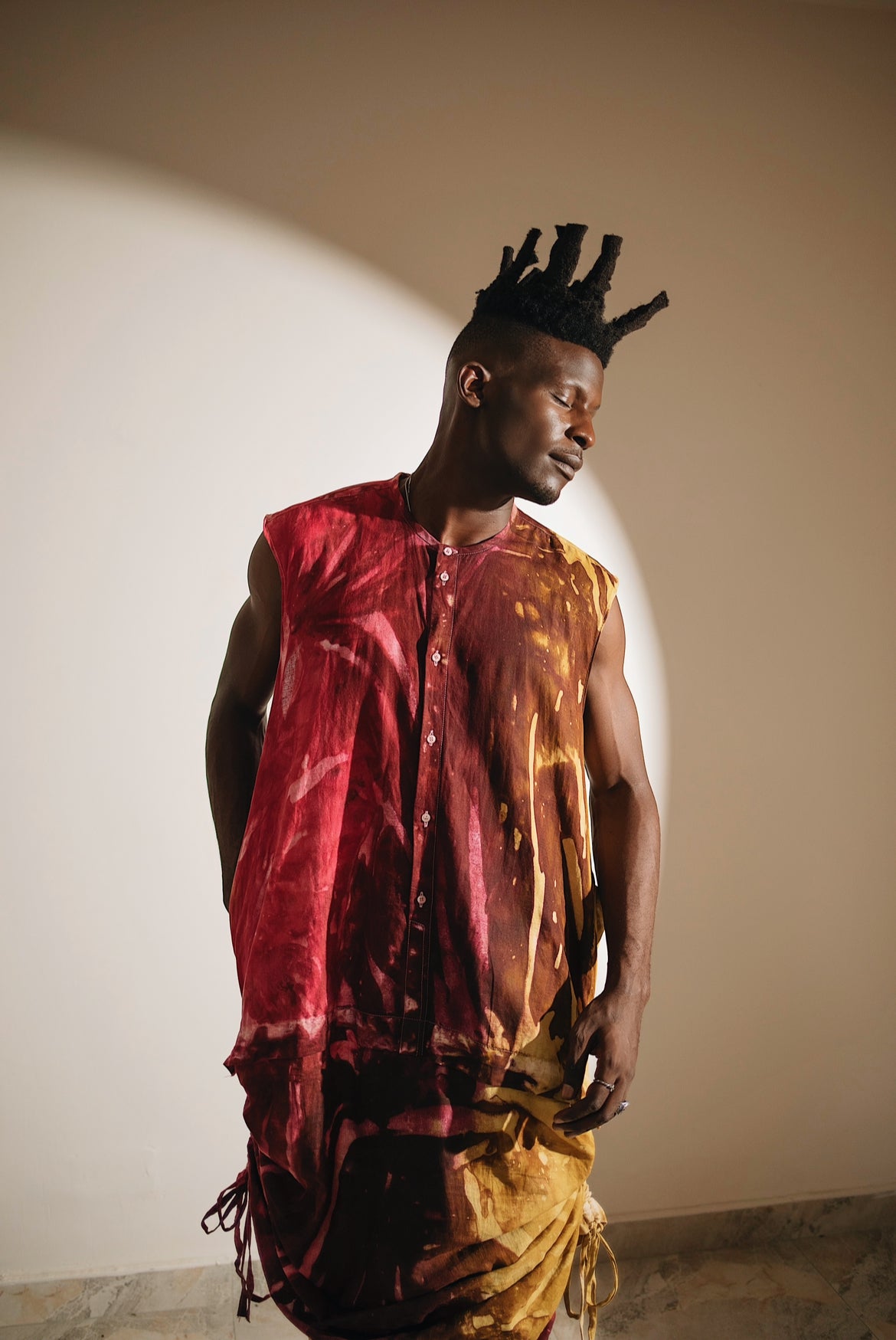 NEME Hand-Dyed Caftan Set