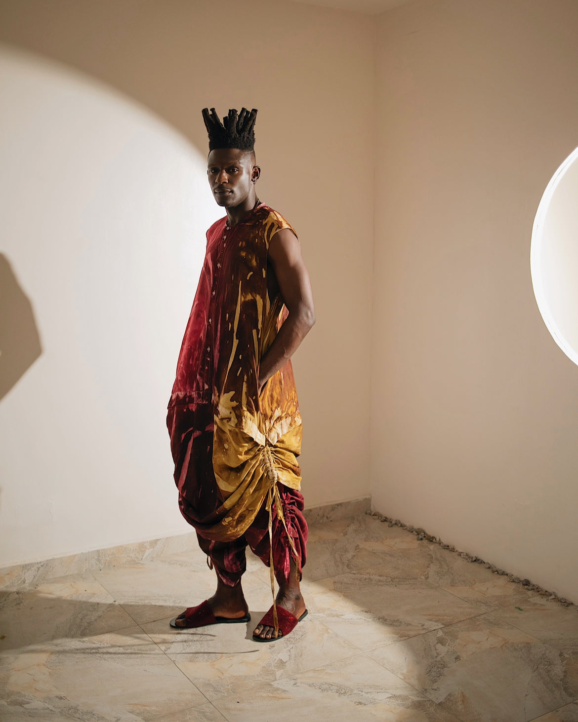 NEME Hand-Dyed Caftan Set