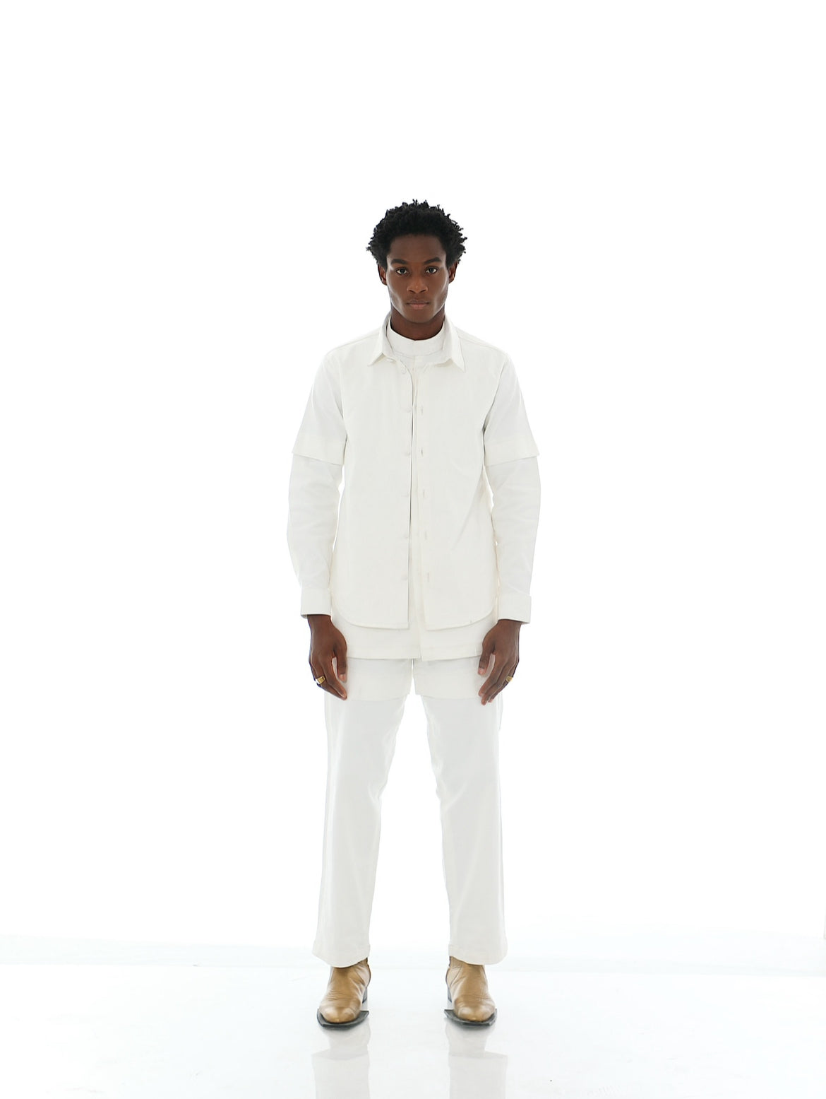 FOSA Reconstructed 2-in-1 Shirt & Pants - Set