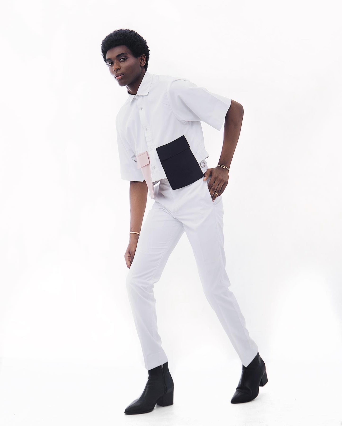 SOSA Crop Shirt and High Waist Pant - Set