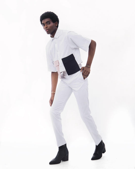 SOSA Crop Shirt and High Waist Pant - Set