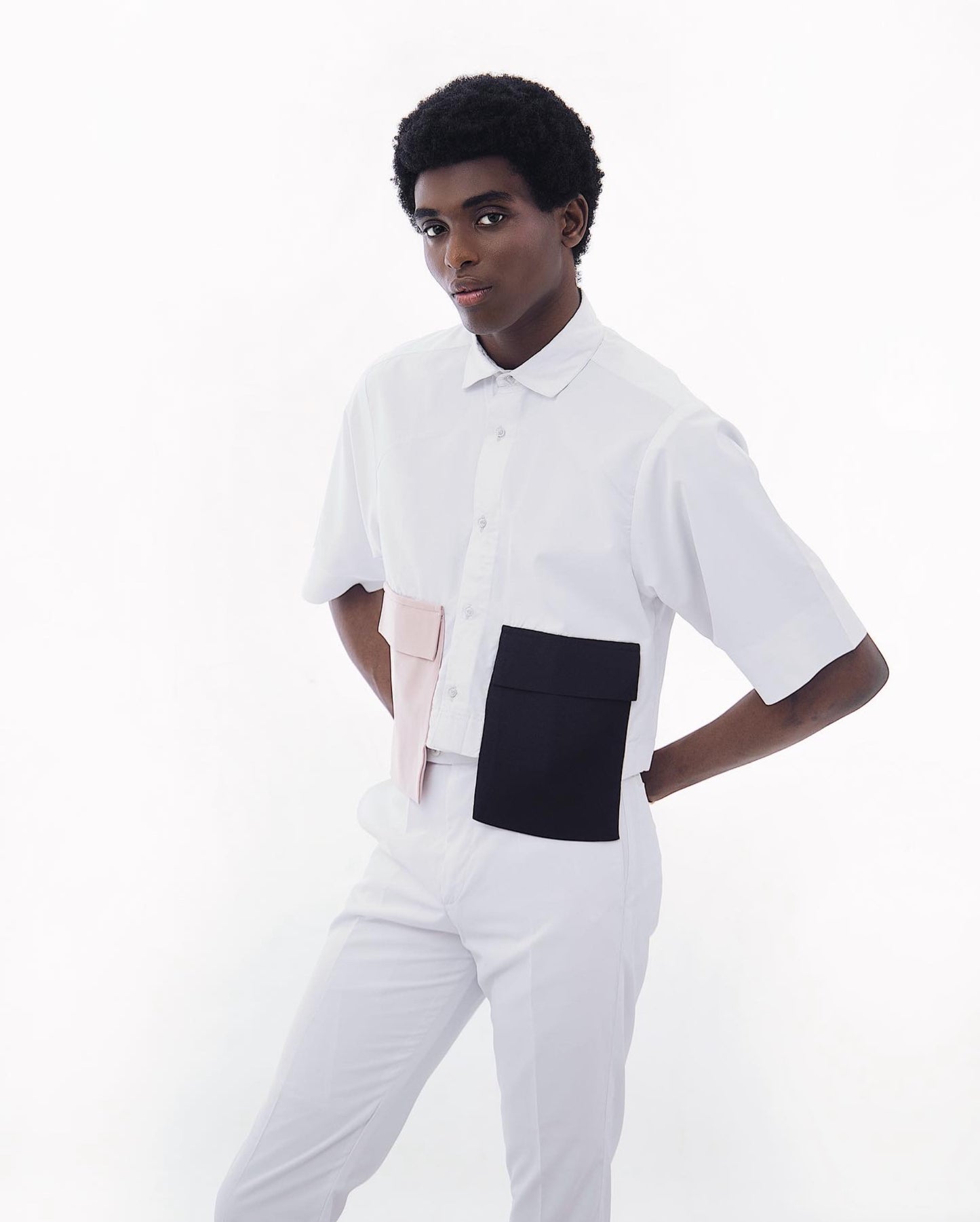 SOSA Crop Shirt and High Waist Pant - Set