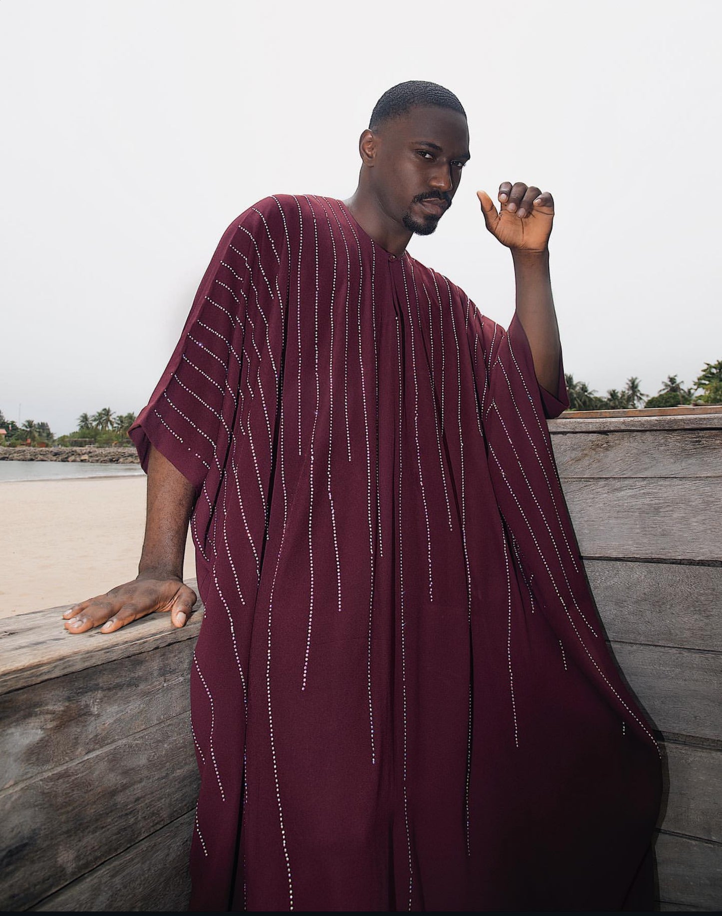 KAMALI Embellished Dashiki Set