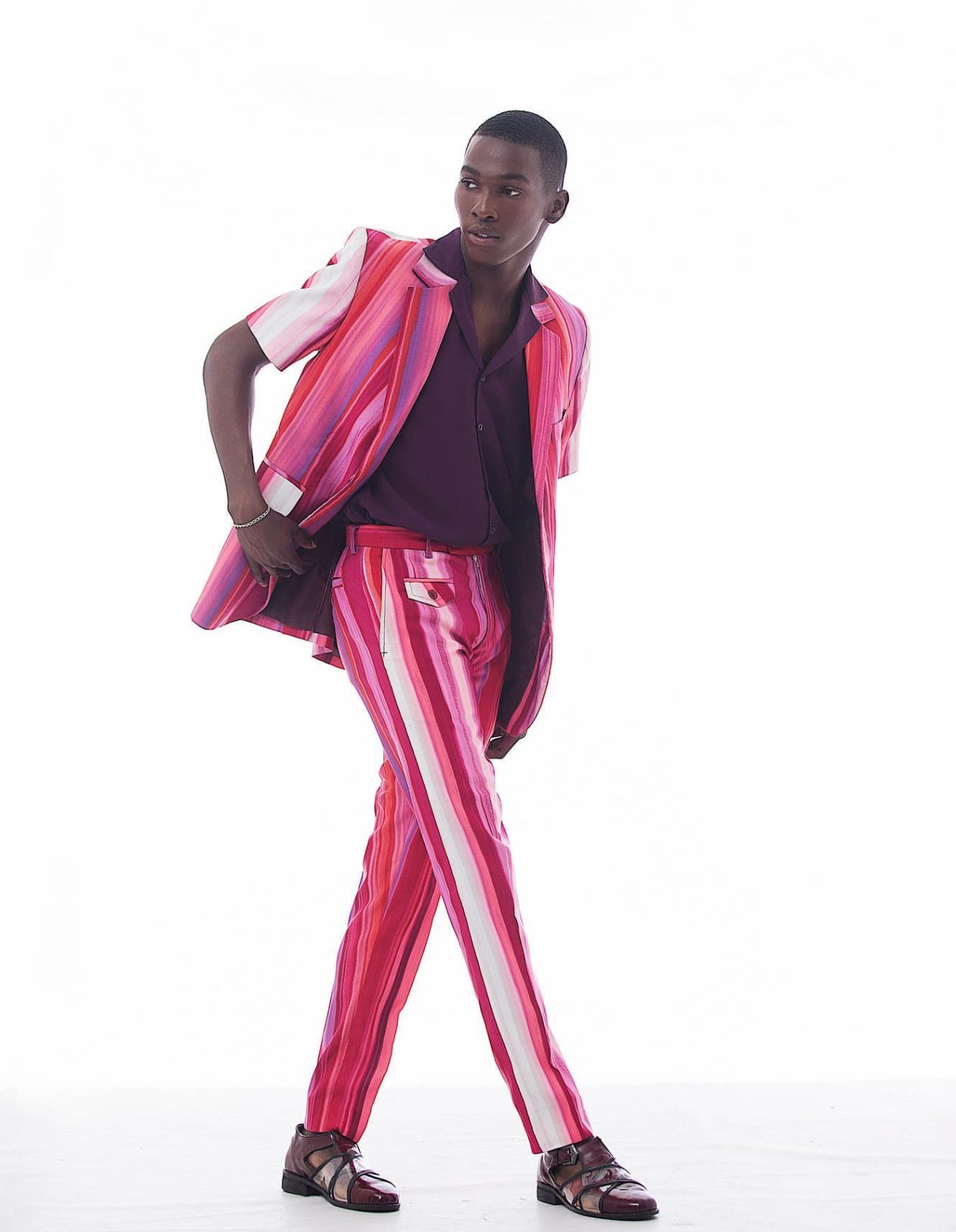 MASEGO Print Safari Suit