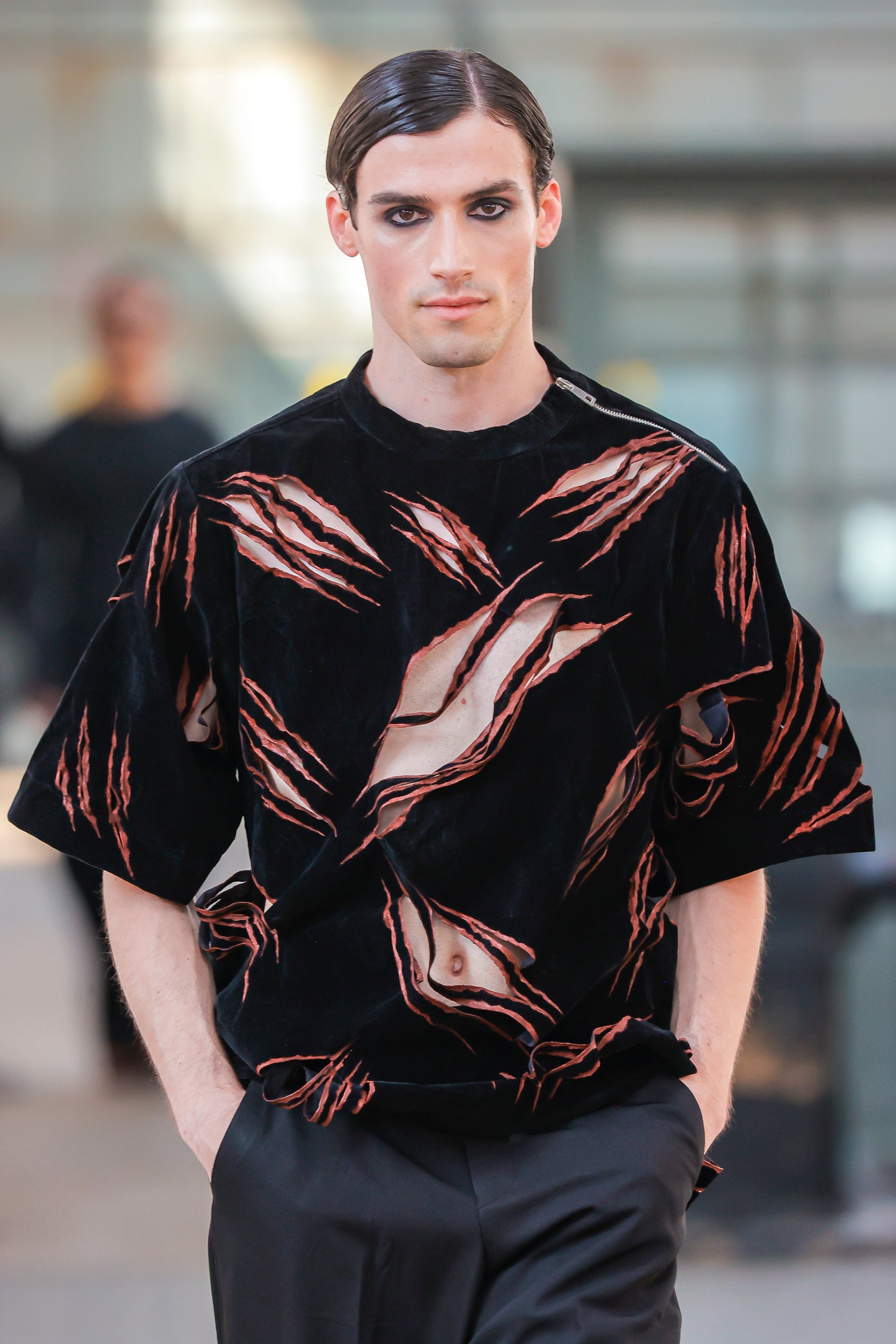 JOJO Hand Painted Distressed Tunic