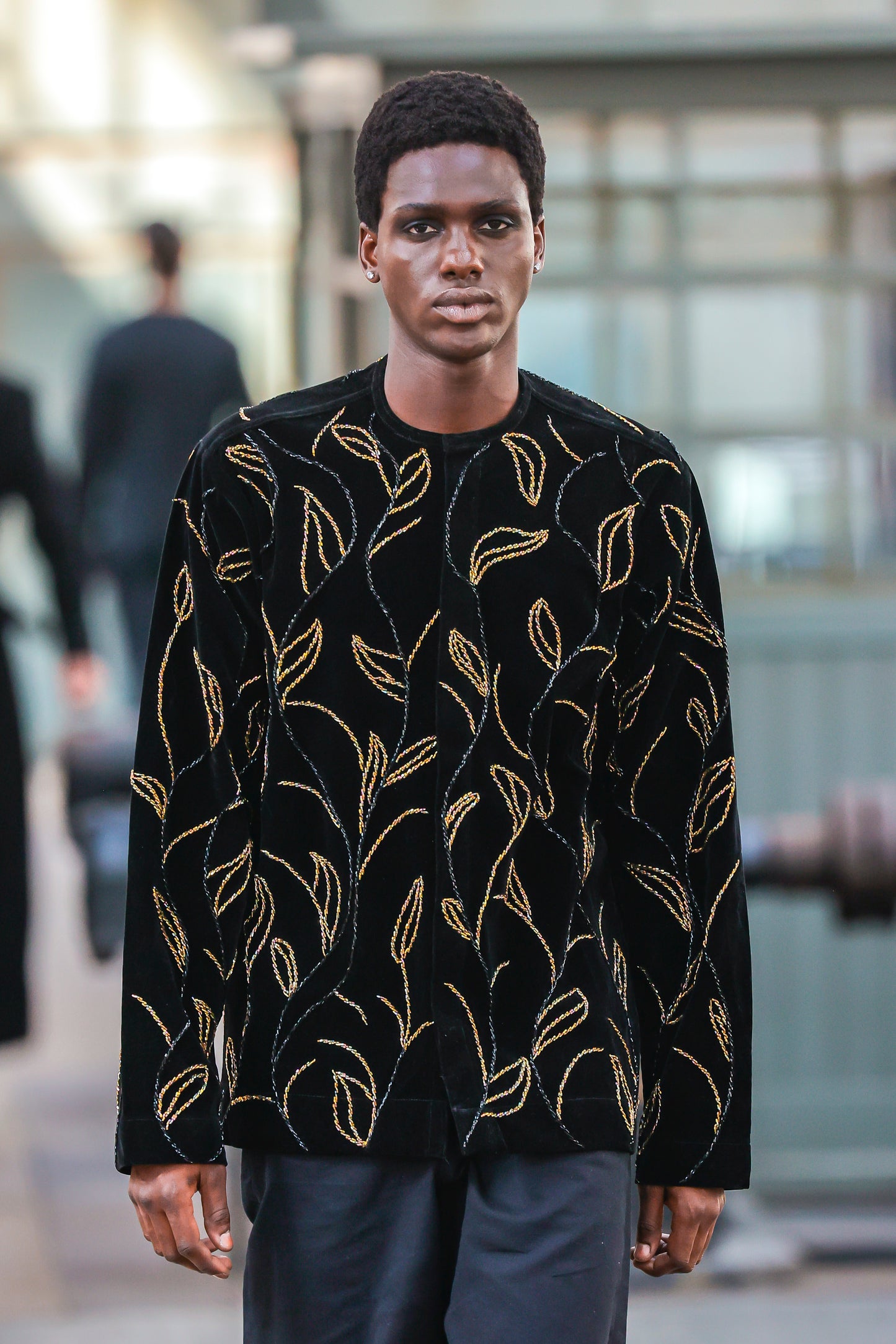 VINEYL Hand – Beaded Shacket & Pants - Set