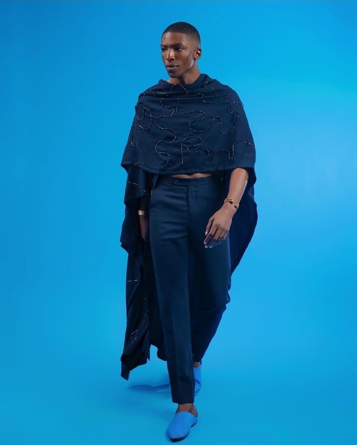 VINE Hand Beaded Convertible Poncho